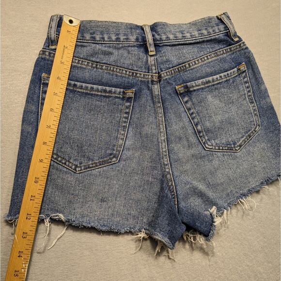 Pacsun‎ Shorts Women's 25 waist Blue Jean Denim Ultra High Rise Vintage - Picture 6 of 12